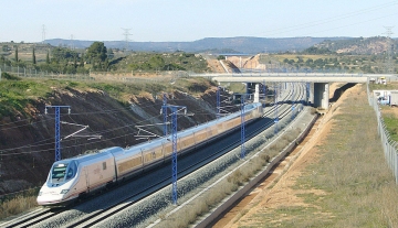High speed line Madrid-Valencia